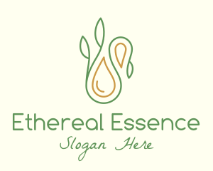 Lemongrass Essential Oil logo design