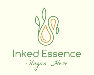 Lemongrass Essential Oil logo design