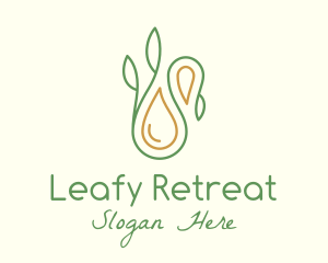 Lemongrass Essential Oil logo design