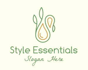 Lemongrass Essential Oil logo design