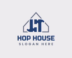 Hammer House Repair logo design