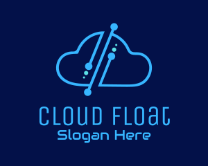 Digital Tech Cloud logo design