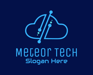 Digital Tech Cloud logo design