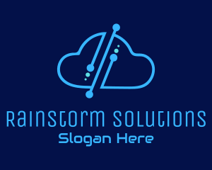 Digital Tech Cloud logo design