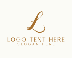 Elegant Feminine Script Logo