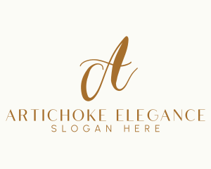 Elegant Feminine Script logo design