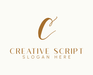 Elegant Feminine Script logo design