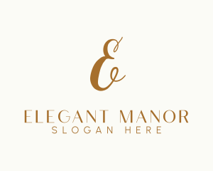 Elegant Feminine Script logo design