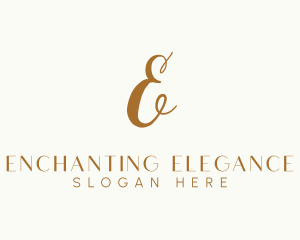 Elegant Feminine Script logo design