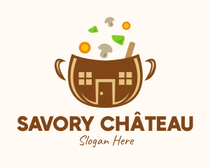 Vegetable Soup Bowl logo design