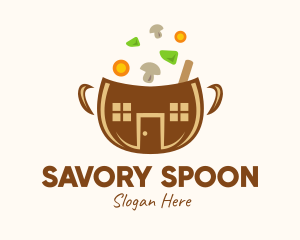 Vegetable Soup Bowl logo design