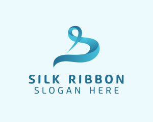 Marketing Ribbon Letter S logo design