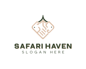 Elephant Wildlife Safari logo design