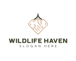 Elephant Wildlife Safari logo design