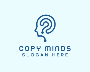 AI Mind Circuitry logo design