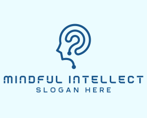 AI Mind Circuitry logo design