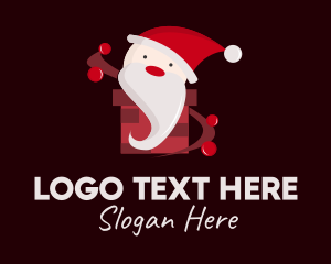 Santa Claus Decor Logo