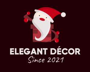 Santa Claus Decor logo design