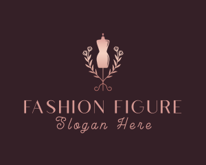 Dainty Floral Mannequin logo design