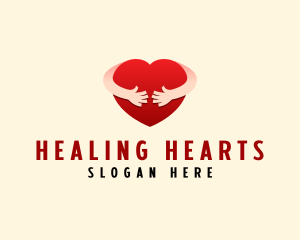 Caring Heart Hug  logo