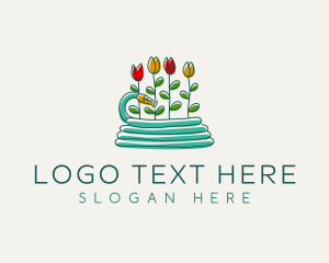 Tulips Flower Garden Hose logo