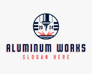 CNC Laser Milling logo design