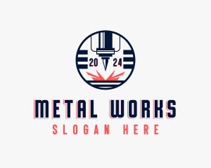 CNC Laser Milling logo design