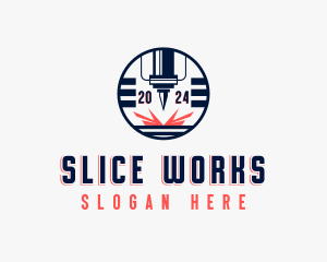 CNC Laser Milling logo design