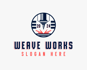 CNC Laser Milling logo design