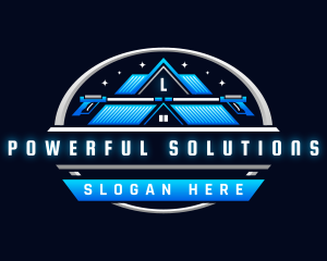 Roof Cleaning Pressure Wash logo design