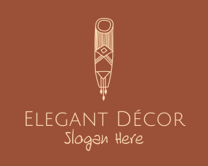 Ethnic Wall Decoration logo design