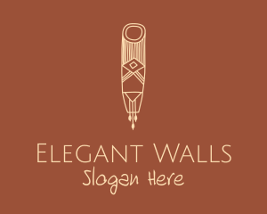 Ethnic Wall Decoration logo design