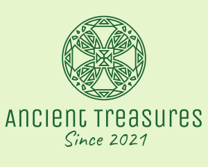 Green Organic Ornament  logo