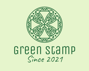 Green Organic Ornament  logo design