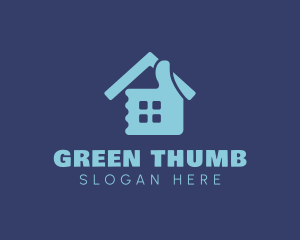 Thumbs Up Real Estate logo design