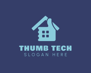 Thumbs Up Real Estate logo design