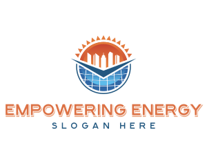 Solar Energy Building logo design