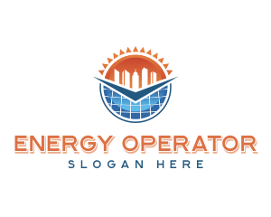 Solar Energy Building logo design