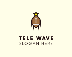 American Football Star logo design