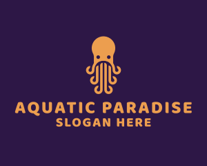 Sea Octopus Animal logo design