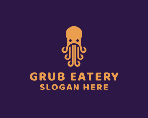 Sea Octopus Animal logo design