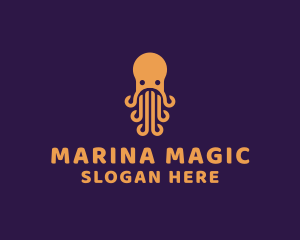 Sea Octopus Animal logo design