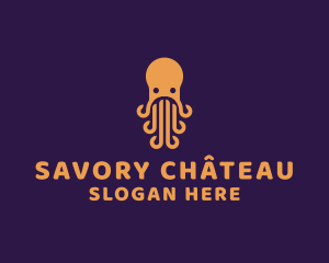 Sea Octopus Animal logo design