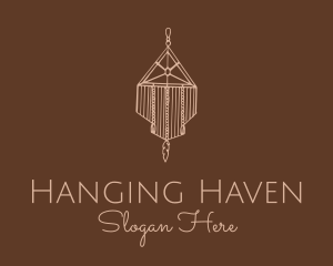 Hanging Macrame Tapestry logo design