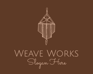 Hanging Macrame Tapestry logo design