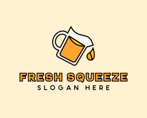 Fruit Juice Pitcher logo design