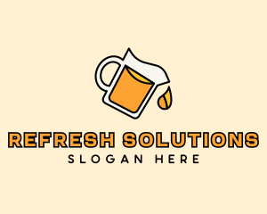 Fruit Juice Pitcher logo design