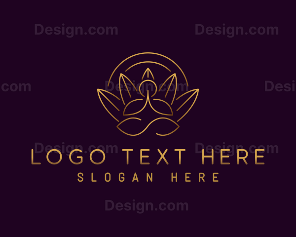 Yoga Wellness Meditation Logo