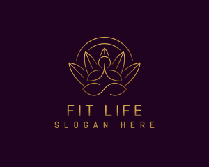 Yoga Wellness Meditation Logo