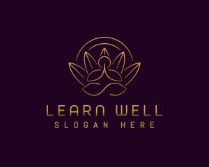 Yoga Wellness Meditation logo design